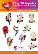 HEARTY CRAFTS EASY 3D TOPPERS CONDOLENCE - HC8257