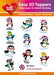 HEARTY CRAFTS EASY 3D TOPPERS PENGUINS - HC8251