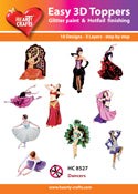 HEARTY CRAFTS EASY 3D TOPPERS DANCER - HC8527