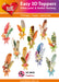 HEARTY CRAFTS EASY 3D TOPPERS FEATHERS - HC9042