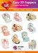 HEARTY CRAFTS EASY 3D TOPPERS BABY - HC8969