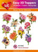 HEARTY CRAFTS EASY 3D TOPPERS FLOWER BOUQUET - HC9242