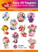 HEARTY CRAFTS EASY 3D TOPPERS FLOWERS DECO - HC9855