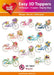 HEARTY CRAFTS EASY 3D TOPPERS BICYCLES - HC10621