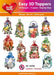HEARTY CRAFTS EASY 3D TOPPERS LANTERN AND ANIMALS - HC10794