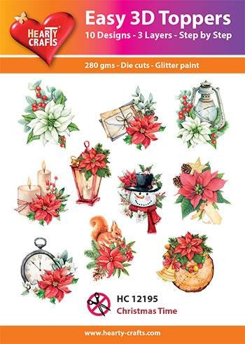 HEARTY CRAFTS EASY 3D CHRISTMAS TIME - HC12195