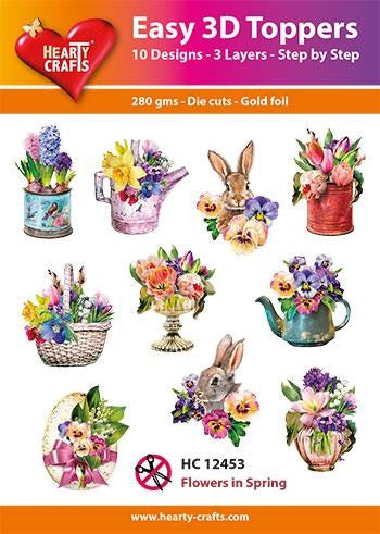HEARTY CRAFTS EASY 3D FLOWERS IN SPRING - HC12453