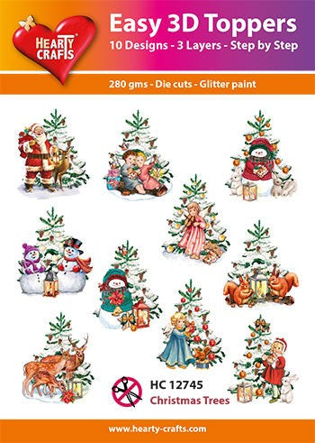 HEARTY CRAFTS EASY 3D CHRISTMAS TREE - HC12745