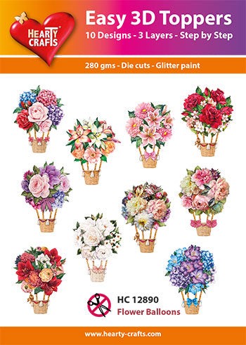 HEARTY CRAFTS EASY 3D FLOWER BALLOONS - HC12890