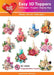 HEARTY CRAFTS EASY 3D TOPPERS CONGRADULATIONS CANDLES - HC13042