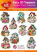 HEARTY CRAFTS EASY 3D TOPPERS BIRD HOUSE - HC13077
