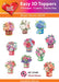 HEARTY CRAFTS EASY 3D TOPPERS FLOWER BOXES - HC13160