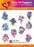 HEARTY CRAFTS EASY 3D TOPPERS BLUE AND VIOLET FLOWERS - HC13516