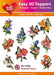 HEARTY CRAFTS EASY 3D TOPPERS BUTTERLY FLOWERS - HC13540