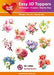 HEARTY CRAFTS EASY 3D TOPPERS SPRING FLOWERS- HC13806