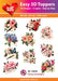 HEARTY CRAFTS EASY 3D TOPPERS FLOWER ENVELOPES- HC14045