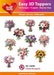 HEARTY CRAFTS EASY 3D TOPPERS FLOWER BOUQUETS - HC14299