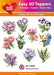 HEARTY CRAFTS EASY 3D TOPPERS  SPRING FLOWERS- HC14346
