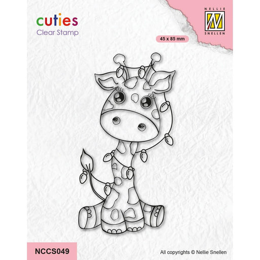 NELLIE'S CHOICE CLEAR STAMP CLOSE GIRAFFE- NCCS049