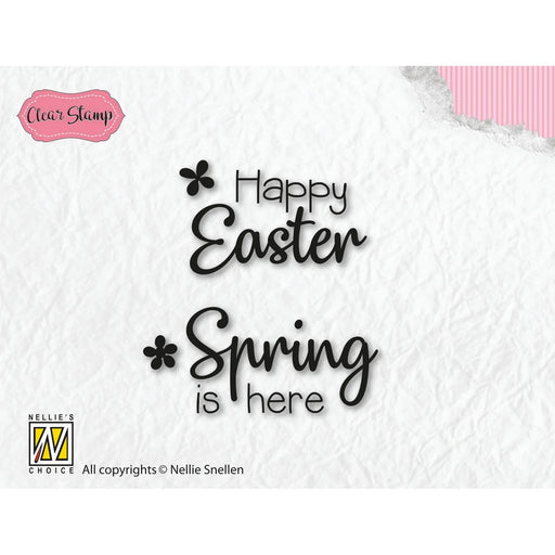 NELLIE'S CHOICE CLEAR STAMP EASTER AND SPRING - NSCS003