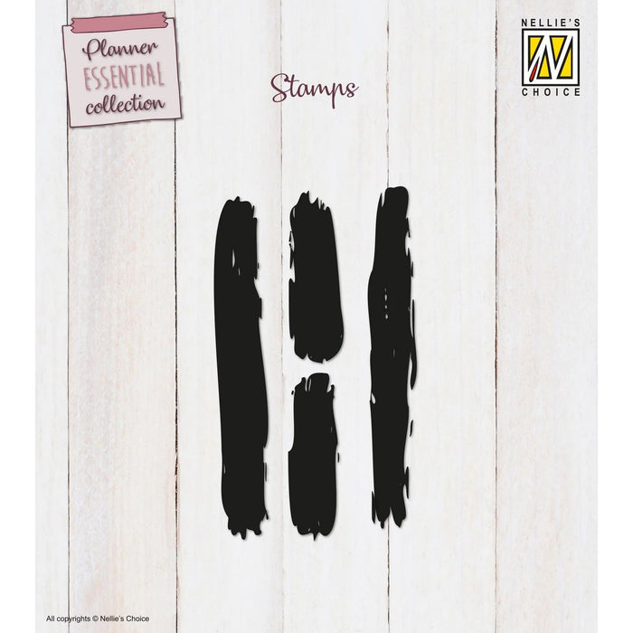 NELLIE'S CHOICE • CLEAR STAMPS STRIPES 4PCS -NSCS013