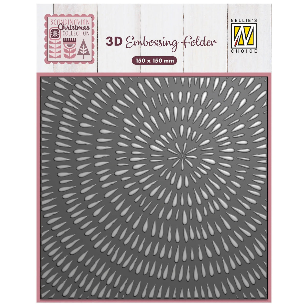 NELLIE'S CHOICE • 3D EMBOSSING FOLDER BACKGROUND STRIPED TREE RINGS -E ...