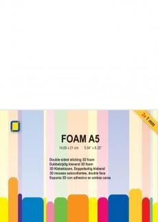 3D FOAM DOUBLE SIDED STICKING 1MM 14.85CM X 21CM - JE3.3241