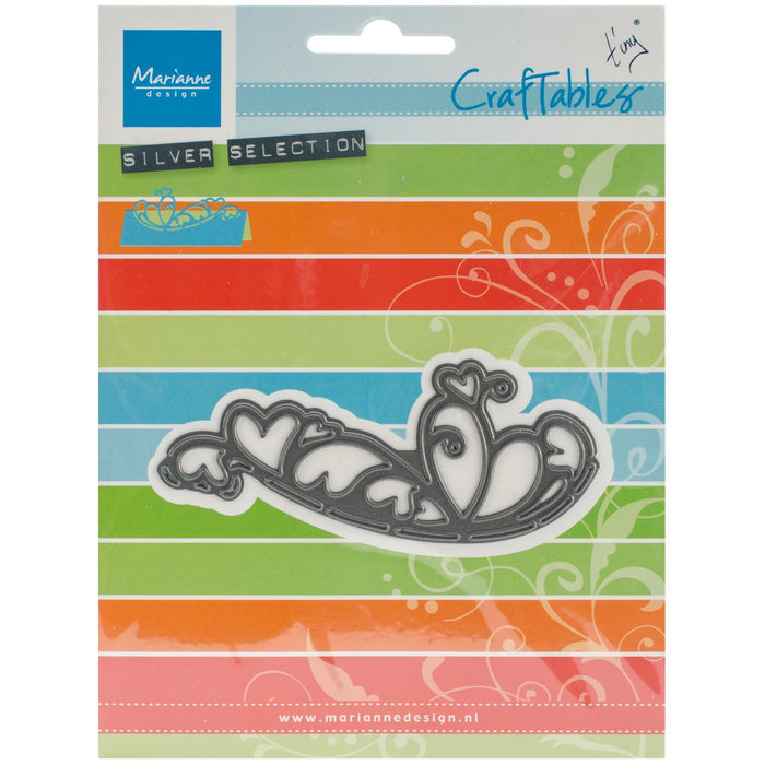 MARIANNE DIE CRAFTABLES FOLDING DIE HEARTS - WMD1268