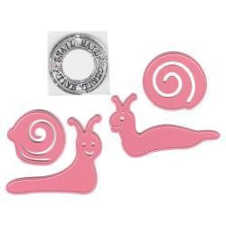 MARIANNE DESIGN STAMP AND DIES SNAIL - COL1364