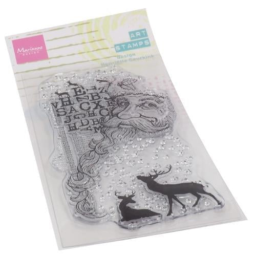 CLEAR STAMPS ART STAMPS - SANTA - MM1635