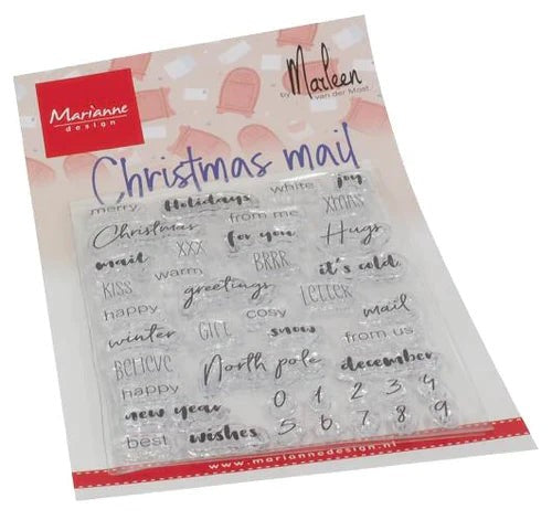 CHRISTMAS MAIL BY MARLEEN CLEAR STAMPS - CS1070