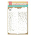 NELLIES MIXED MEDIA STENCIL A4 SLIMLINE DOTS- PS8081
