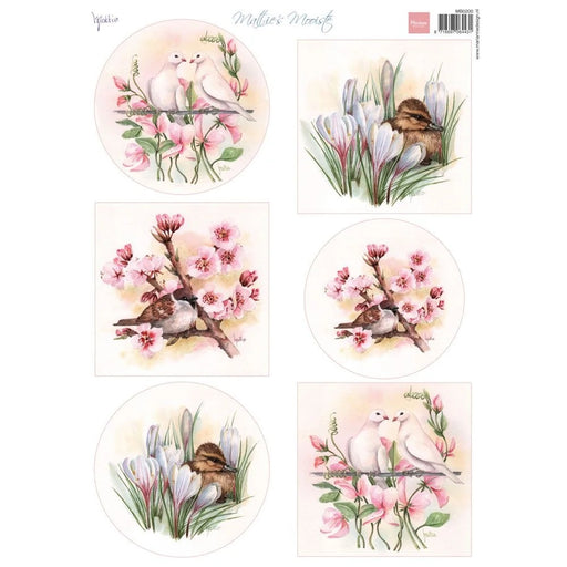 3D CUTOUT MATTIES MOOISTE PIGEONS - MB0200