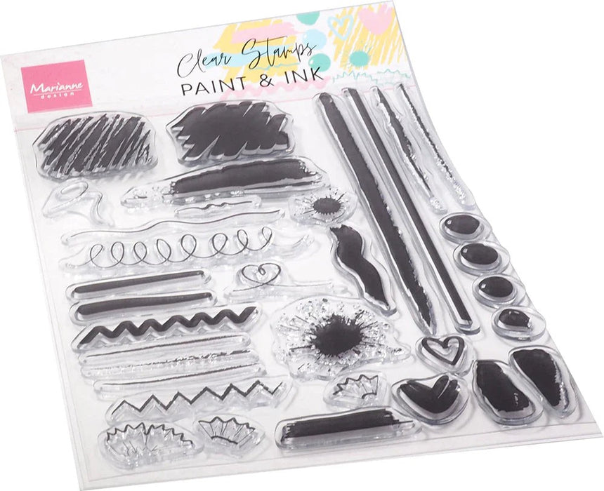 MARIANNE DESIGN CLEAR STAMP - PAINT & INK - CS1095