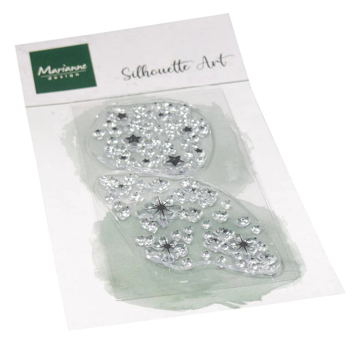 MARIANNE DESIGN CLEAR STAMP - SILHOUETTE ART - STARDUST - CS1147