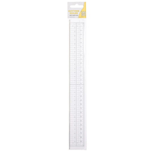NELLIE'S CHOICE CUTTING RULER WITH METAL STRIP 30CM - 21494H