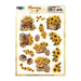 FIND IT  3D PUSH OUT BLOOMING SUN WAGON - SB11034