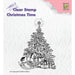 NELLIE'S CHOICE • CHRISTMAS TIME CLEAR STAMPS CHRISTMAS TREE WITH GIFTS - CT017