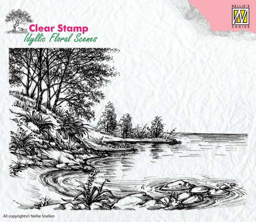 NELLIE'S CHOICE CLEAR STAMP WATERS EDGE - IFS006