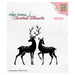 NELLIE'S CHOICE CLEAR STAMP CHRISTMAS SILHOUETTE DEER - CSIL006