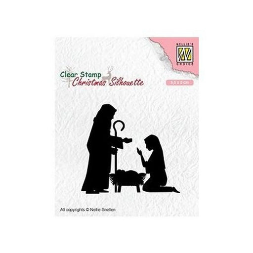 NELLIE'S CHOICE • CHRISTMAS SILHOUETTES CLEAR STAMPS NATIVITY-2 - CSIL007