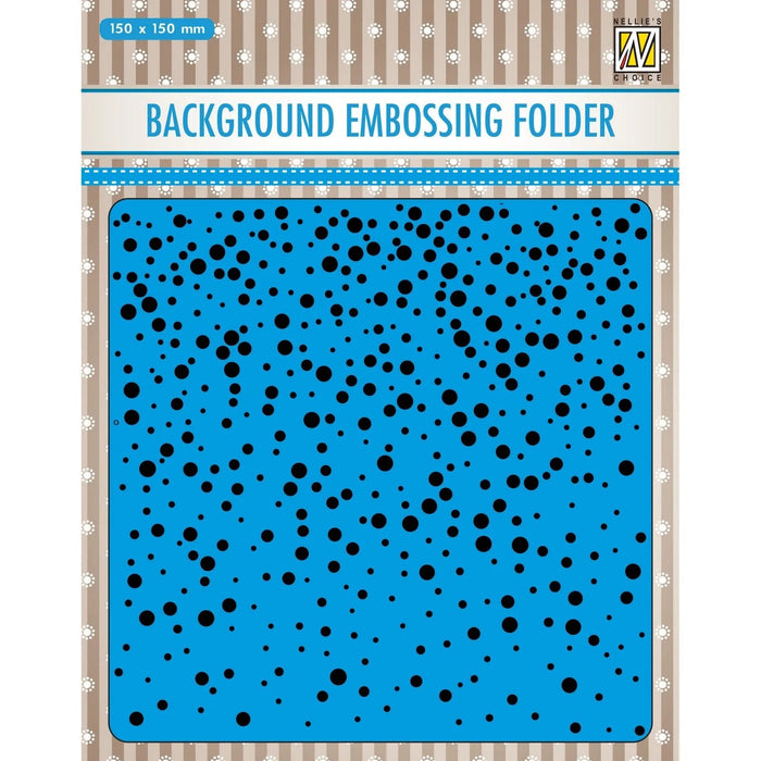 NELLIE'S CHOICE • 3D EMBOSSING FOLDER BACKGROUND SNOW - EEB020