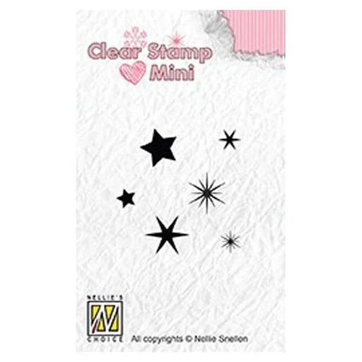 NELLIE'S CHOICE CLEAR STAMP MINIS STARS - MAFS009
