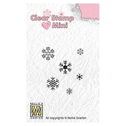 NELLIE'S CHOICE CLEAR STAMP MINIS SNOWFLAKES - MAFS011