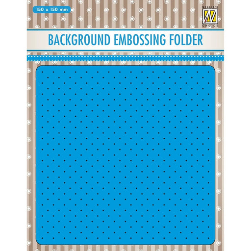 NELLIE'S CHOICE • 3D EMBOSSING FOLDER BACKGROUND SMALL DOTS -EEB028