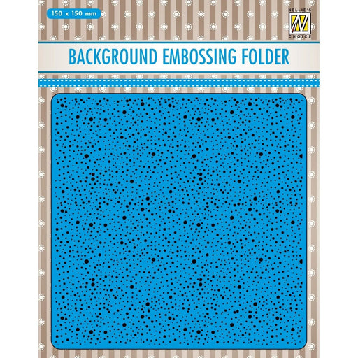 NELLIE'S CHOICE • 3D EMBOSSING FOLDER BACKGROUND DOTS -EEB030