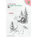 NELLIE'S CHOICE • IDYLLIC FLORAL SCENES CLEAR STAMPS WINTERY HOUSE - IFS023