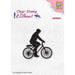 NELLIE'S CHOICE • SILHOUET CLEAR STAMPS MEN-THINGS CYCLIST - SIL072