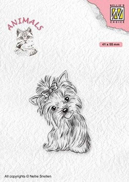 NELLIE'S CHOICE CLEAR STAMP YORKSHIRE TERRIER - ANI020