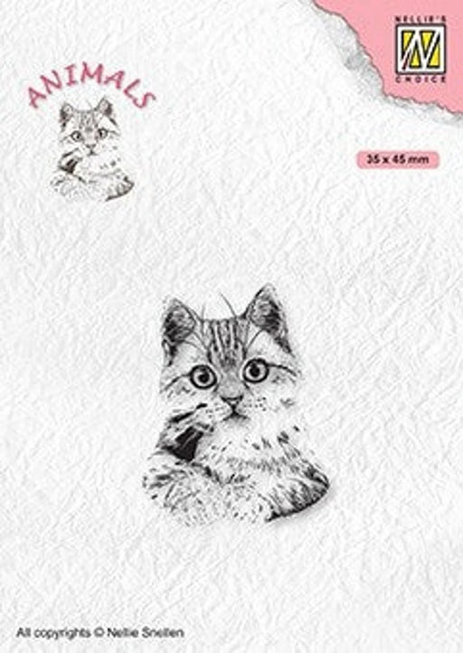 NELLIE'S CHOICE CLEAR STAMP PUSSYCAT - ANI021
